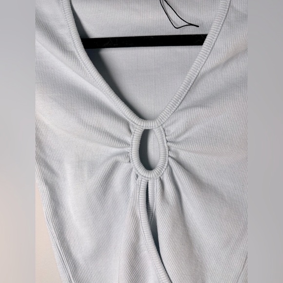 Sky Blue Keyhole Shirt - Picture 6 of 7